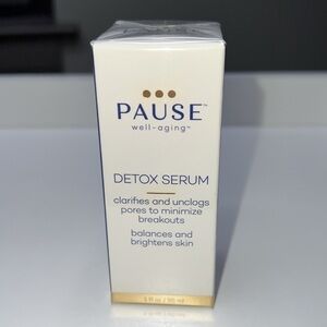 Pause Well-Aging Detox Serum NIB 1 fl oz